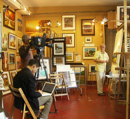 Shaw Tv  Shoot in my Oxford St. Studio