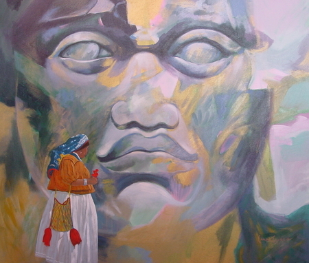 Color of Mexico 48" x 48"