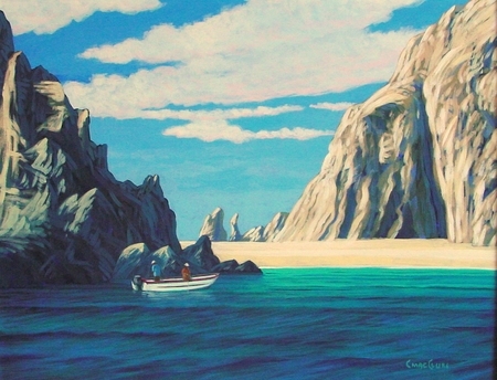 Lovers Beach 16" x 20"