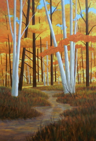 22" x 28"  Sold