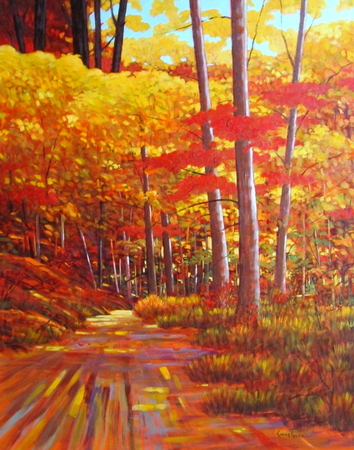 24" x 30" oil panel