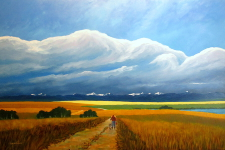 24 x 36 oil canvas sold
