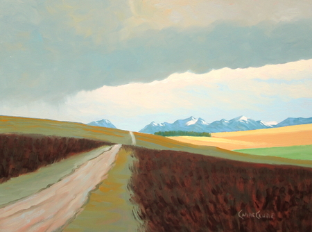 9" x 12"  sold