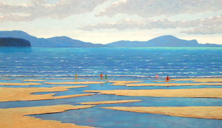 14" x 24"  sold