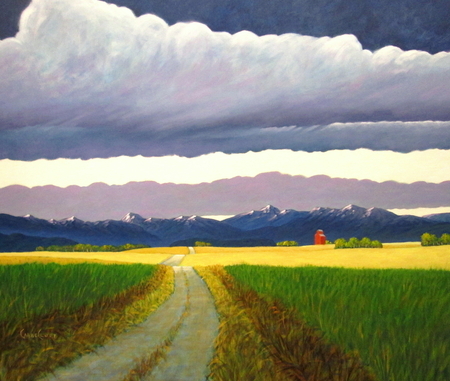 30" x 36"  canvas